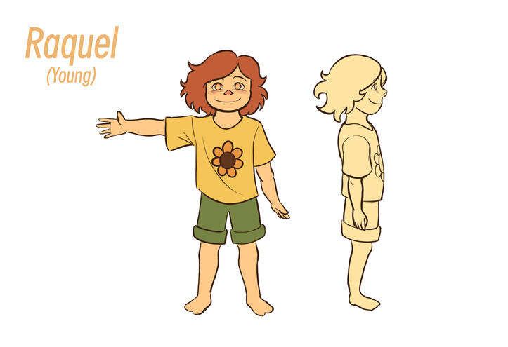 Young Raquel concept art, 2023