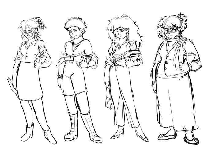 "Unpaid Intern" Concept art, 2024